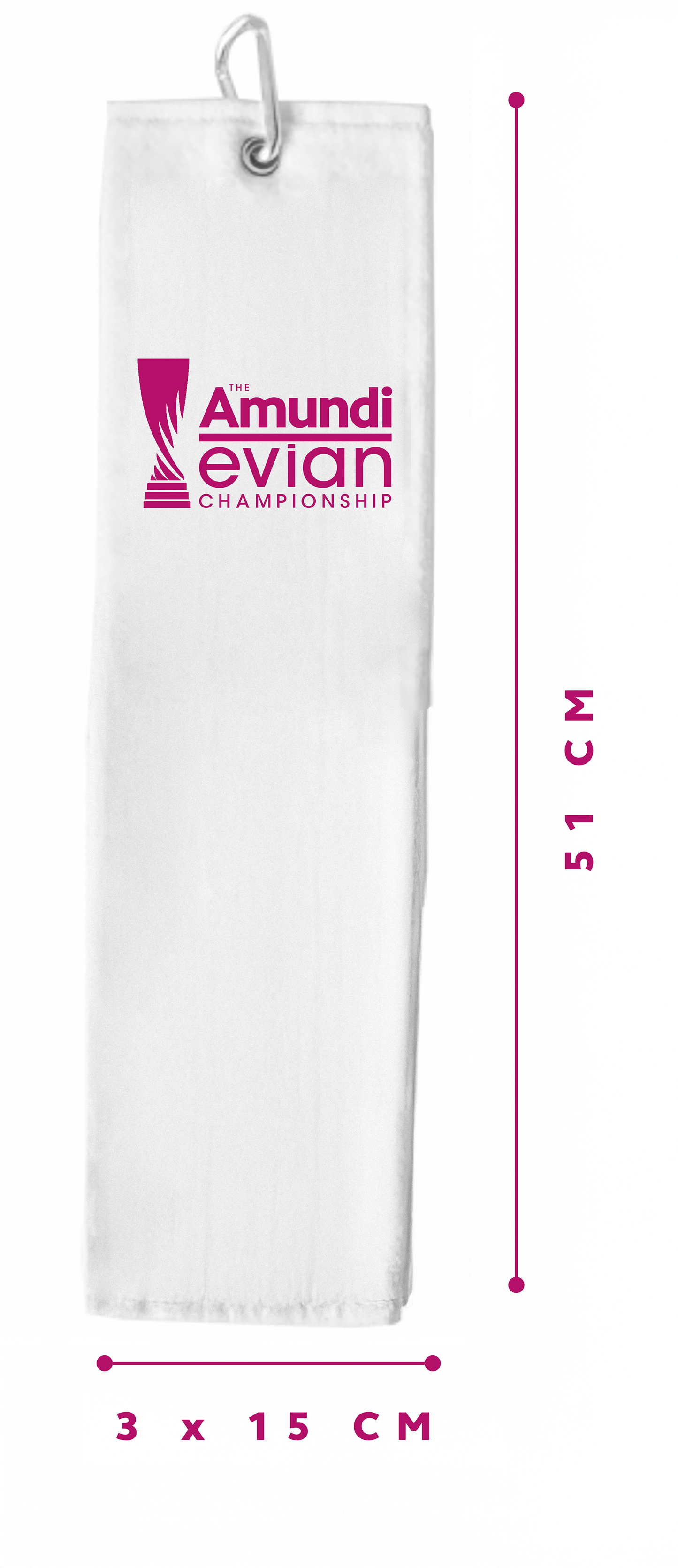 White Trifold Velvet Towel