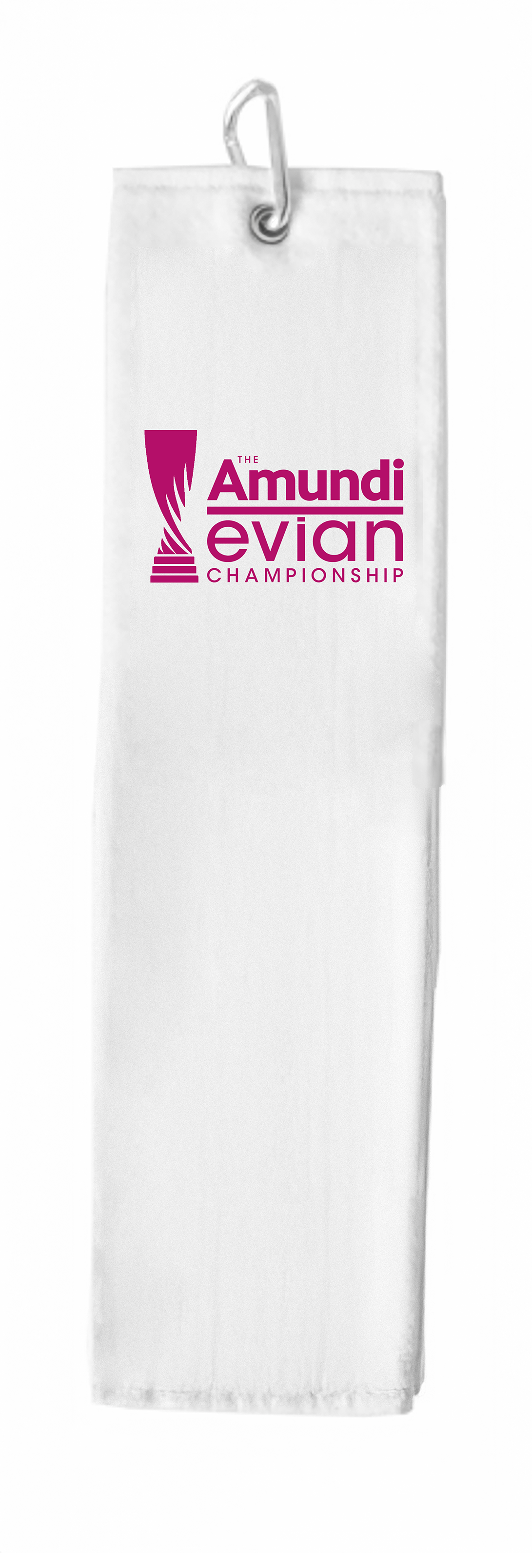 White Trifold Velvet Towel