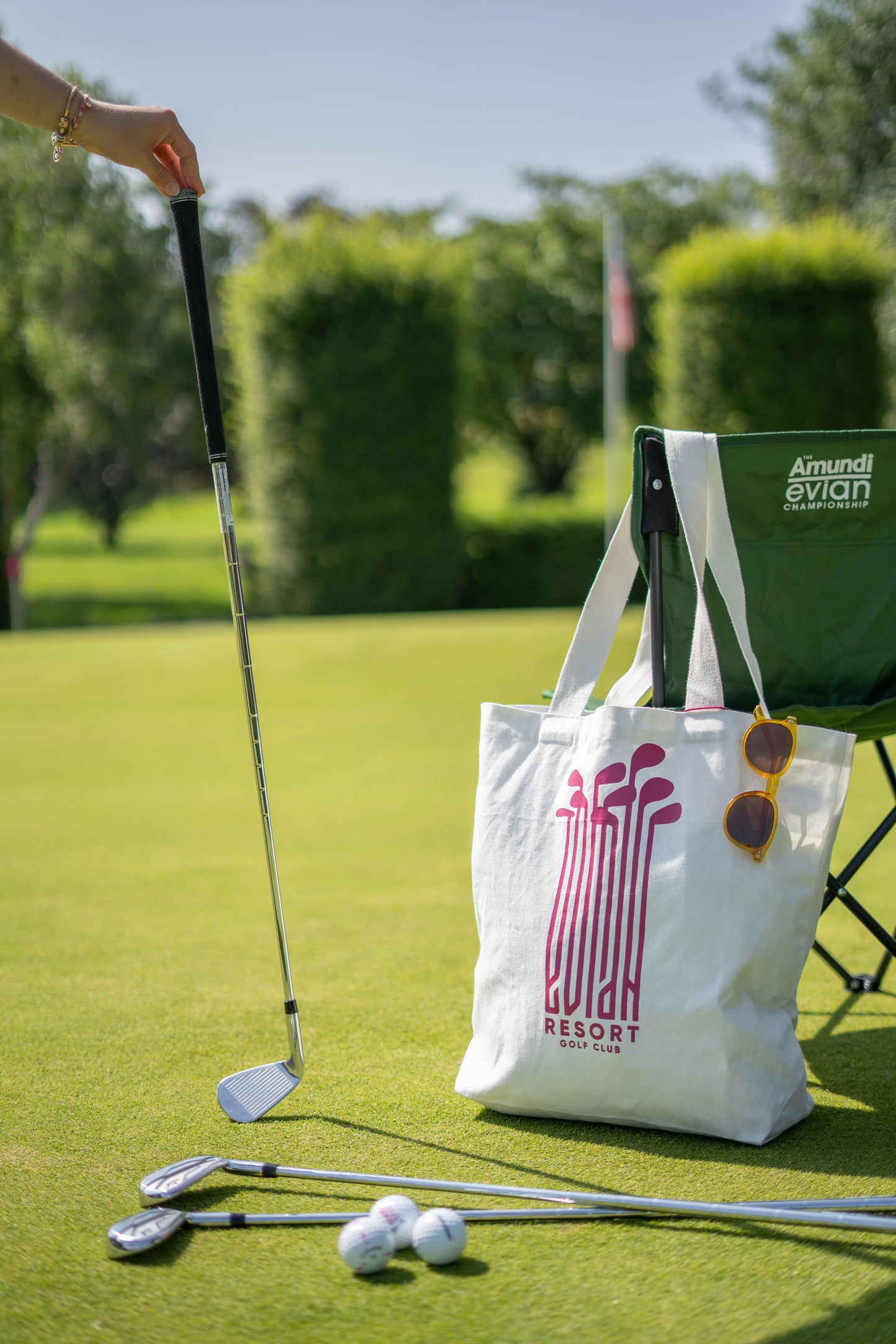 White Tote Bag - Evian Resort Golf Club - The Amundi Evian Championship