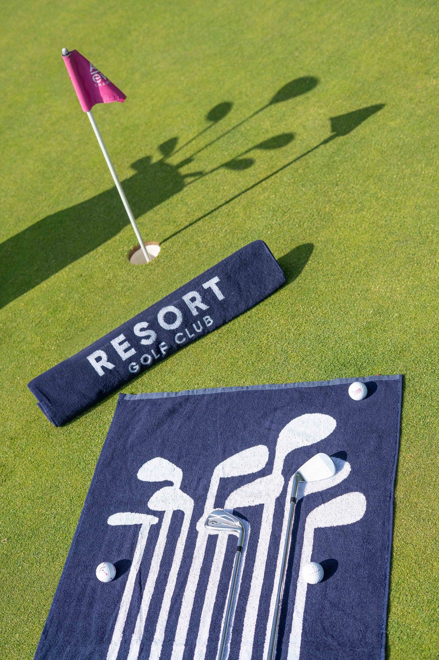 Serviette de plage Evian Resort Golf Club – Bleu marine