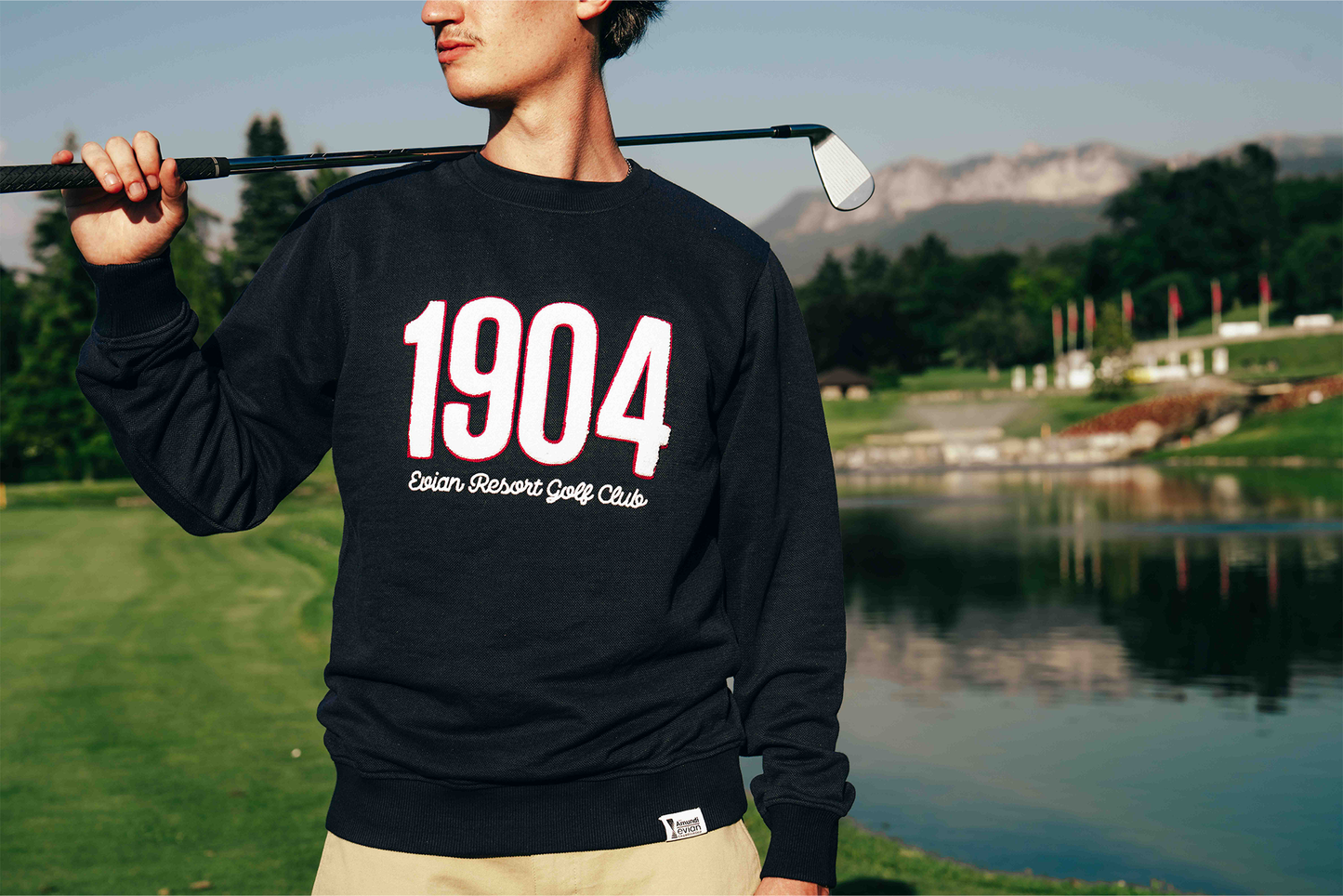 Pull mixte 1904 Bleu marine - Evian Resort Golf Club / Teh Amundi Evian Championship