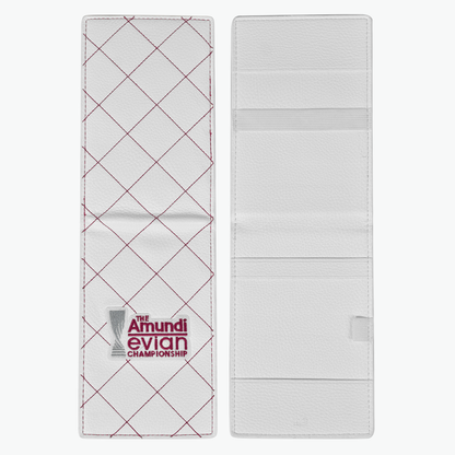 Porte Carnet de Parcours Blanc - The Amundi Evian Championship