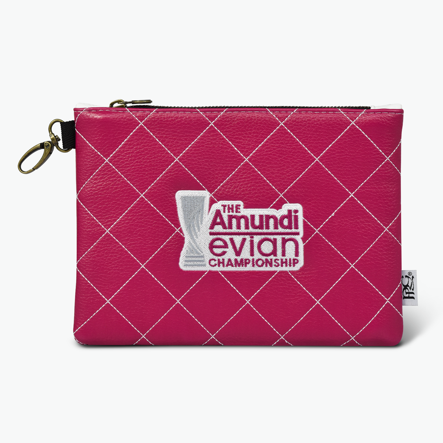 Premium Fuchsia Zippered Pouch - The Amundi Evian Championship