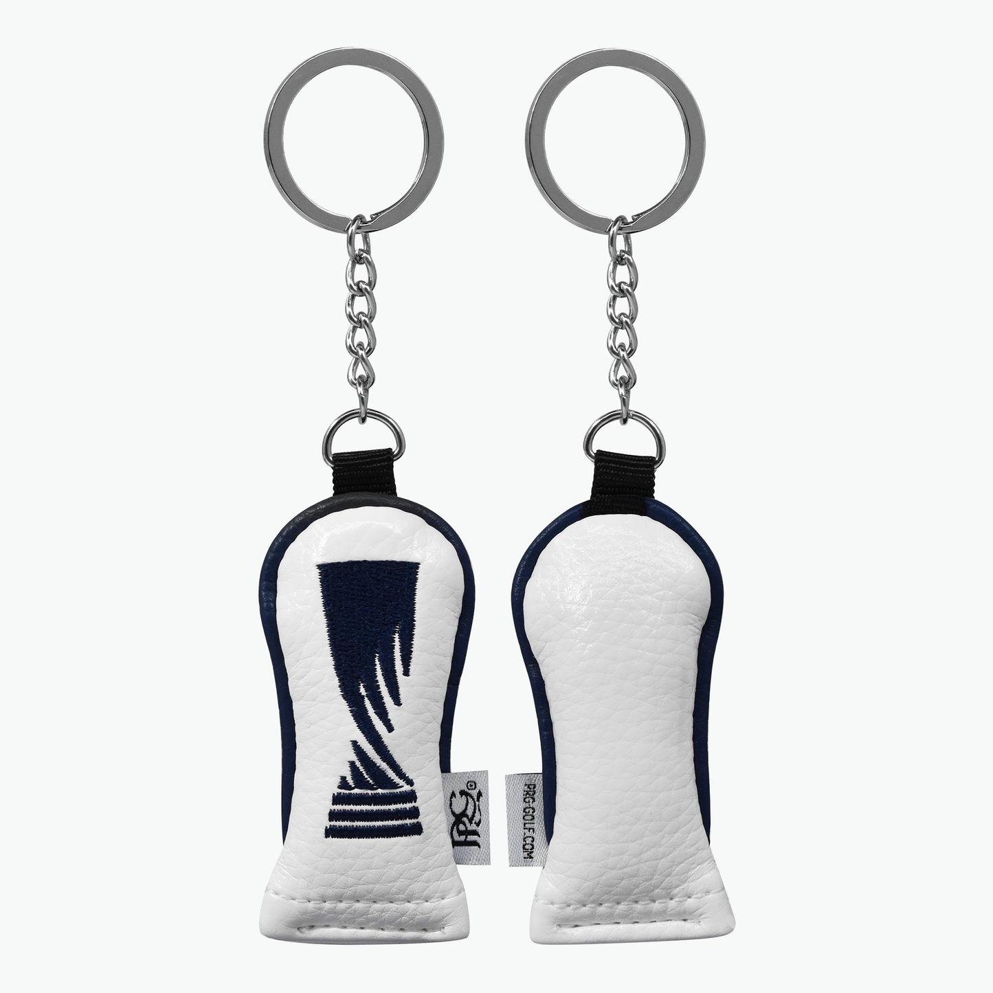 Navy Wood Cover Keychain - The Amundi Evian Championship
