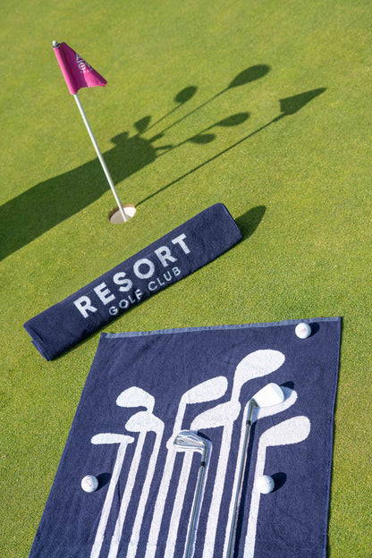 Serviette de plage Evian Resort Golf Club – Bleu marine
