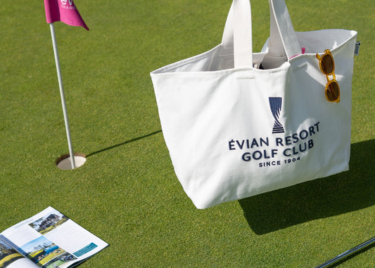 Ecru beach bag - Evian Resort Golf Club / The Amundi Evian Championship