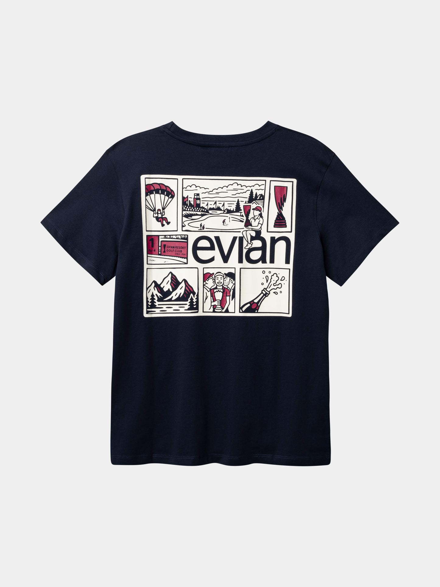 T-shirt femme bleu marine - The Amundi Evian Championship