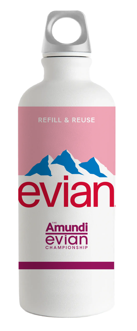 EVIAN x THE AMUNDI EVIAN CHAMPIONSHIP water bottle