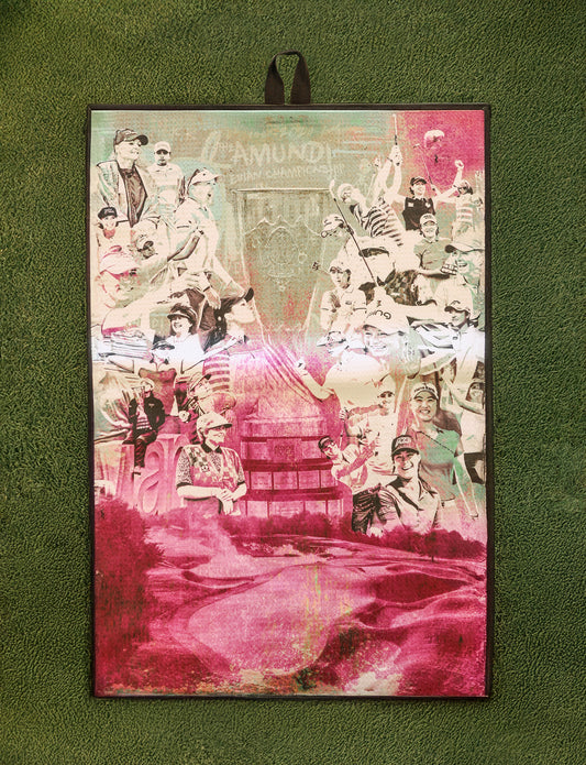 Blue Trifold Towel - Velvet